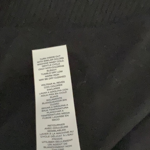 NWT CHICOS WEEKENDS COZISOFT RIB MIX BOAT TUNIC TOP BLACK SIZE 1 - Picture 6 of 6